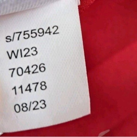 Loft Garden Smocked Bodice Tiered Maxi Dress Red Boho Fall Women's 12 Petite‎ - Picture 14 of 16